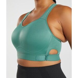 Gymshark Sports Racer‎ Back Bra Size Xlarge Womens High Support Moulded Gym Mesh